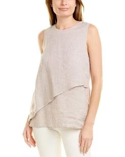 Theodora Linen Top Women
