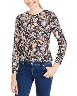 Silk-Blend Blouse Women