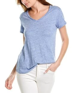 Kacey Linen-Blend Top Women